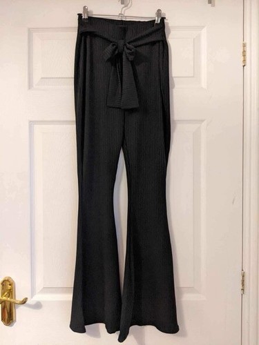 Missguided black petite ribbed - black,