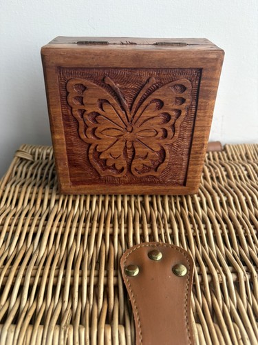 Wood tarot card - wood, box