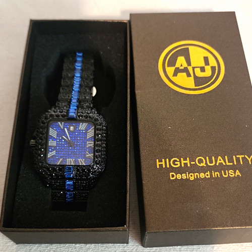 Iced out hip hop quartz - ,
