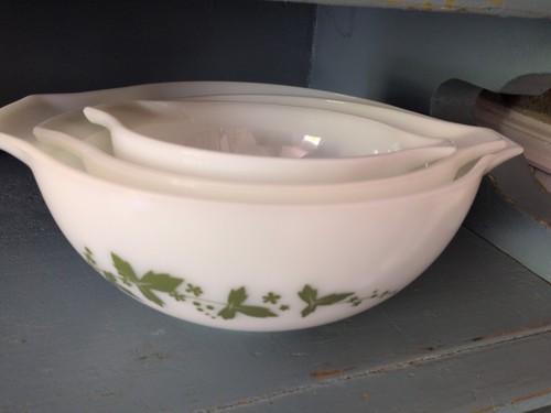 Set vintage pyrex - set,