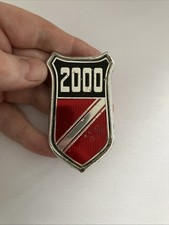 Ford 2000 Badge Red Emblem