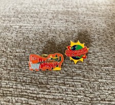 Chessington World Of Adventures Rare Vintage Rattlesnake Pin Badge