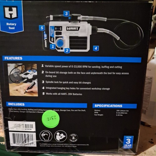 Hart hprl50b 20v precision - hart,