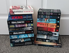 Collection Bundle of 20 Crime Thriller Paperback Books