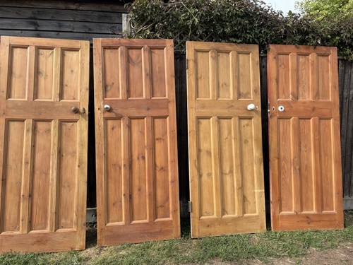 Victorian edwardian pine doors - victorian,