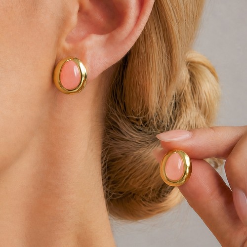 Roselle earrings 18k gold - earrings,
