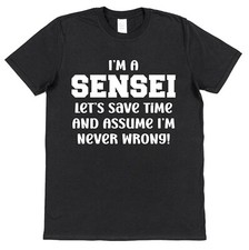 Sensei T-Shirt Karate Teacher