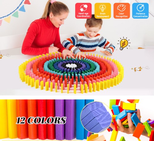 240pcs coloured wooden - coloured,
