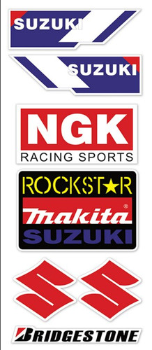 Sticker decal sheet - for, suzuki