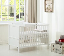 Mcc wooden baby cot - wooden,