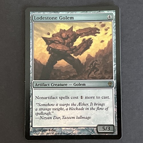 Mtg foil lodestone golem - golem,