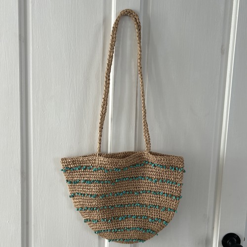 Zara turquoise beaded summer - zara,