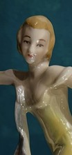 Dancing Lady German Luster Art
