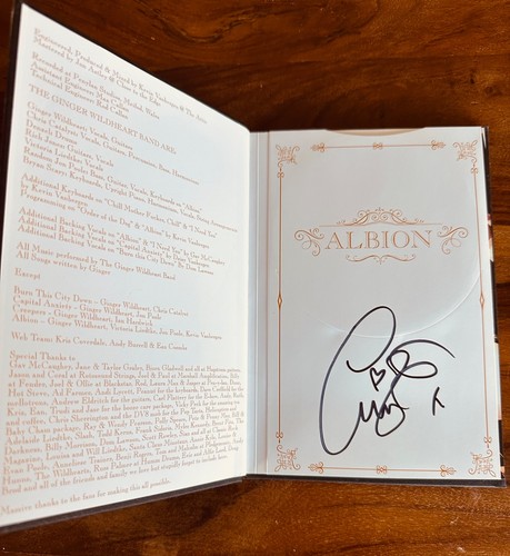 Signed ginger wildheart - signed,