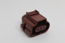 Audi A6 4G C7 Rear Light Brown 3 Pin Plug Connector New Genuine 8K0973703E
