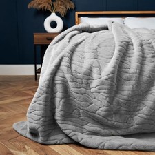 BHS Bergen Faux Fur Throw In