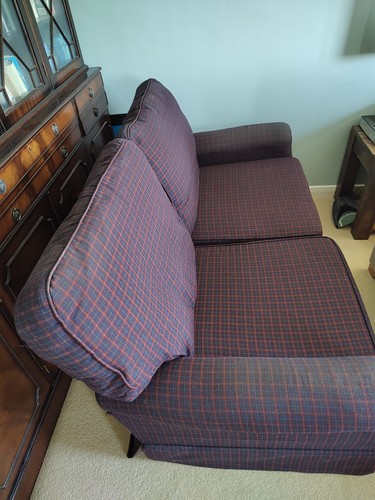 Seater sofa checked - sofa, in