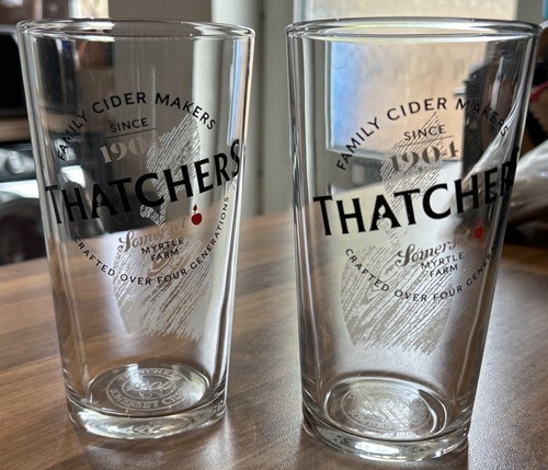 Thatchers pint glass - thatchers,