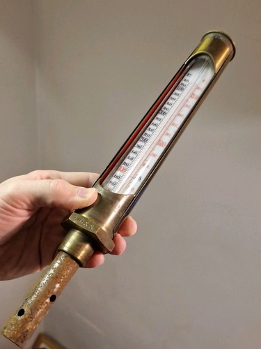 Steam boiler temperature gauge - boiler,