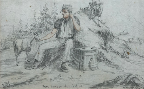 Antique original signed - original,