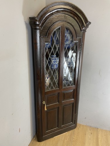 Early c18th glazed oak - c18th, corner