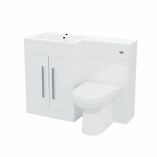 Wade 1100 mm L Shape WC Vanity