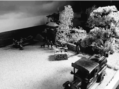 Ww1 airfield diorama 7220mm - ww1, diorama,1/7220mm.