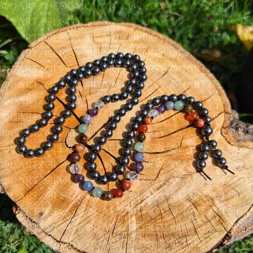 Hematite 108 mala - 108, prayer