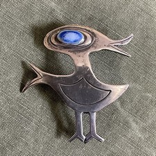 VTG MCM Sterling Silver Blue