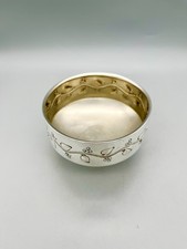 ART NOUVEAU STERLING SILVER BOWL, GOLDSMITHS & SILVERSMITHS, LONDON, 1913