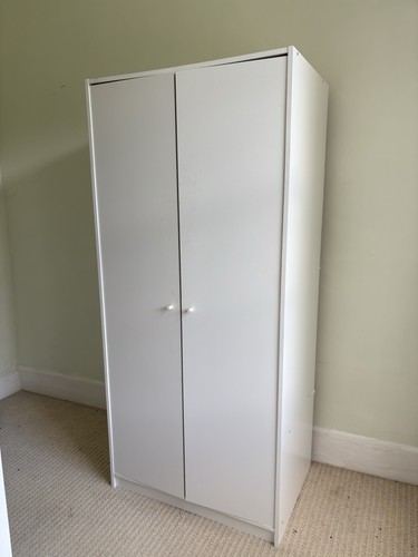 Ikea white wardrobe - white,