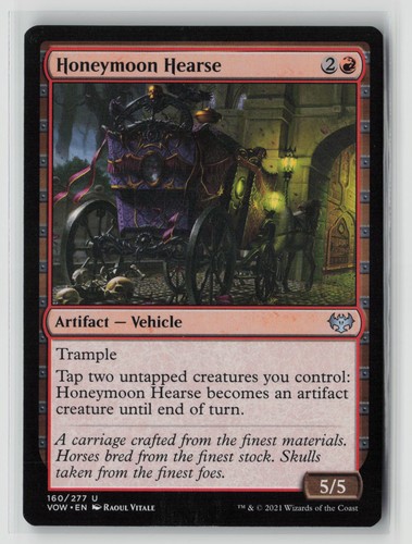 Mtg honeymoon hearse 160 - honeymoon, #160