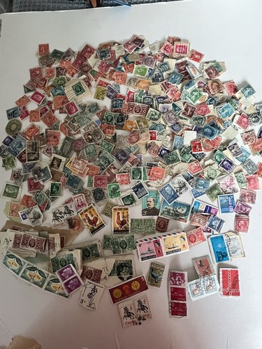Vintage stamps used job lot - vintage,