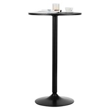 High bistro pub desk round - high,