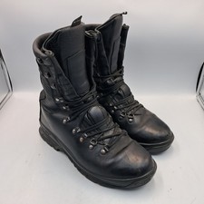 Altberg Boots Mens UK 8 Black Leather Field And Fell Army Combat Security Forces