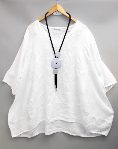 Moonshine linen tunic blouse - linen,