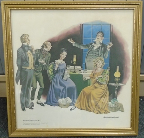 Framed print martin - print,