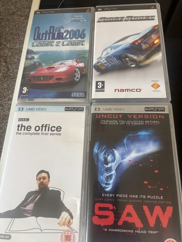 Four psp games films boxed - games/films,