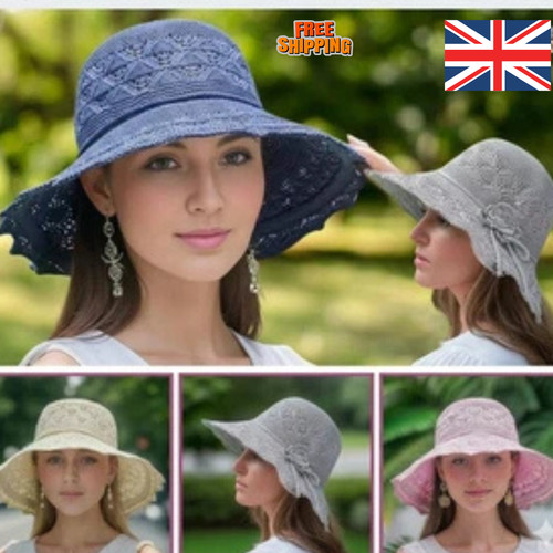Ladies foldable sun cap beach - ladies,