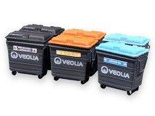 Veolia Logo Commercial Bins -