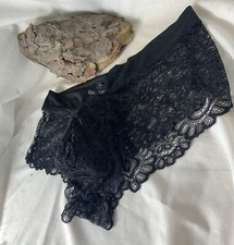 Wow! Lacy Gentlemen’s Pouch Panties With Black Silky Bow Detailing Above Pouch!