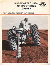 FERGUSON POST HOLE BORER BROCHURE ...................... ORIGINAL DIGGER LEAFLET