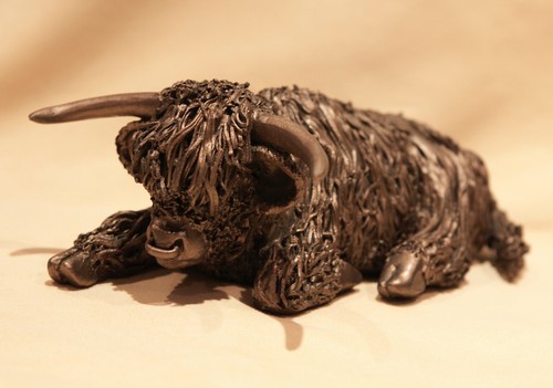 Frith sculpture highland bull - frith,