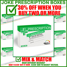 Joke Pill Box Funny Prescription Tablet Boxes Fun Husband Wife Gift Rude Present