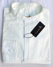 Mens grandad collar 100%