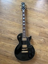 Epiphone Les Paul Custom Electric Guitar - Ebony - Made in Korea