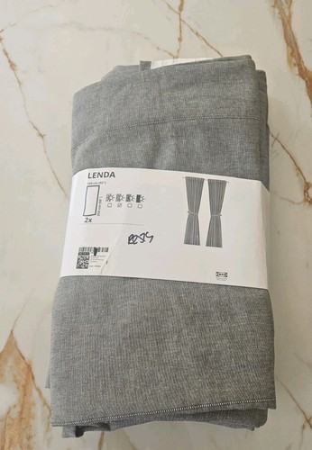 Ikea lenda grey curtains 140 - lenda,