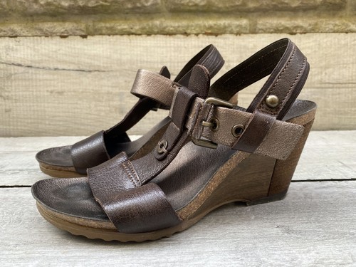 Clarks brown bronze leather - clarks,