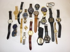 Watches Mens/Ladies Untested Job Lot of 20 Seiko Accurist Umbro Adidas etc.