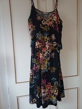 Multi coloured two tiered dress